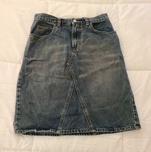 EUC VINTAGE CALVIN KLEIN DENIM SKIRT